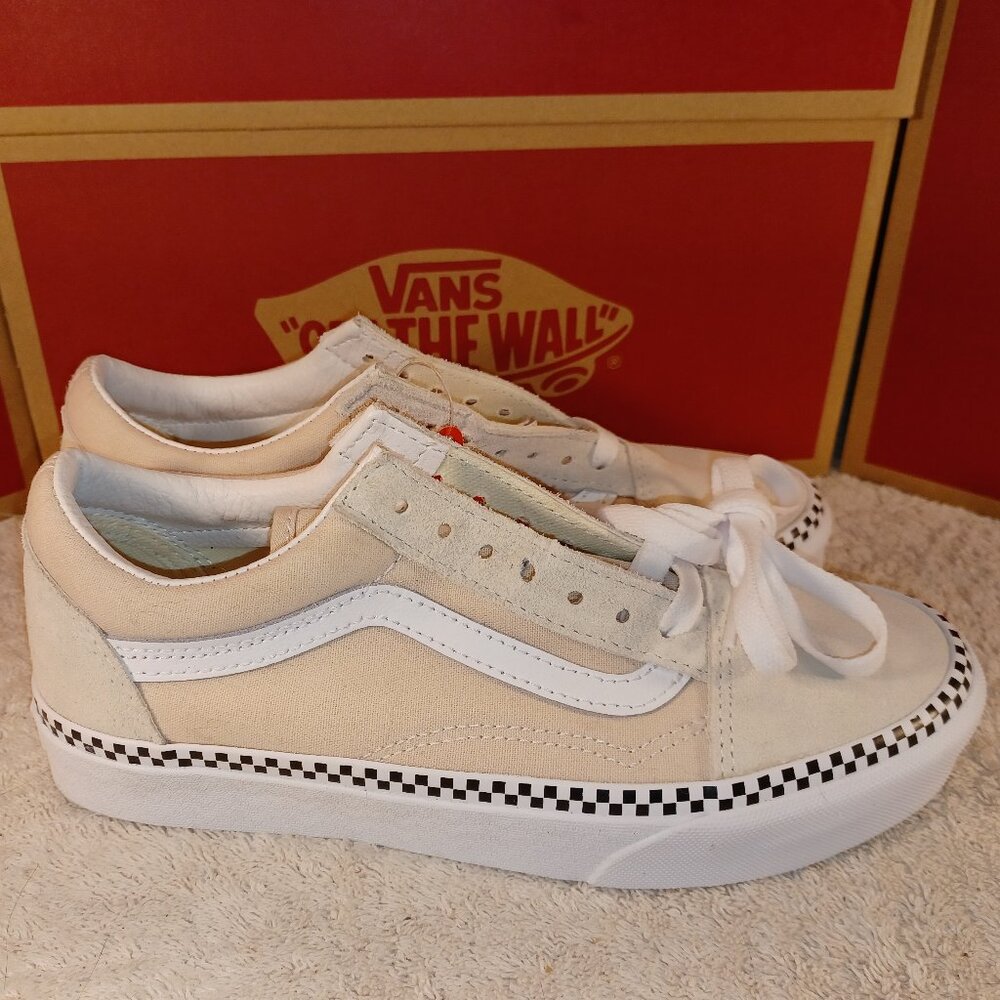 VANS Men's 5/Women's 6.5 Old Skool Turtledove/True White VN0A7Q2JDJR